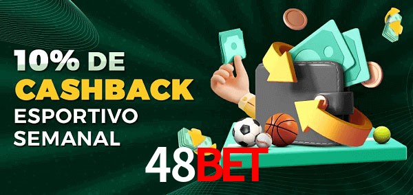 10% de bônus de cashback na 48bet